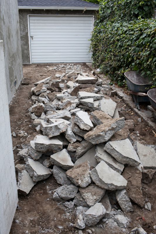 Retaining Wall Demolition in Sacramento, CA